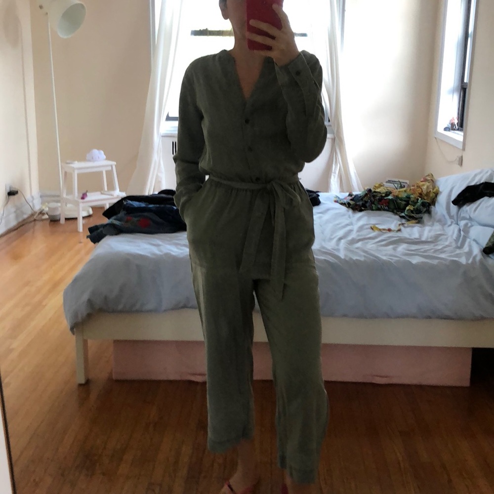 Old Navy Olive Jumpsuit